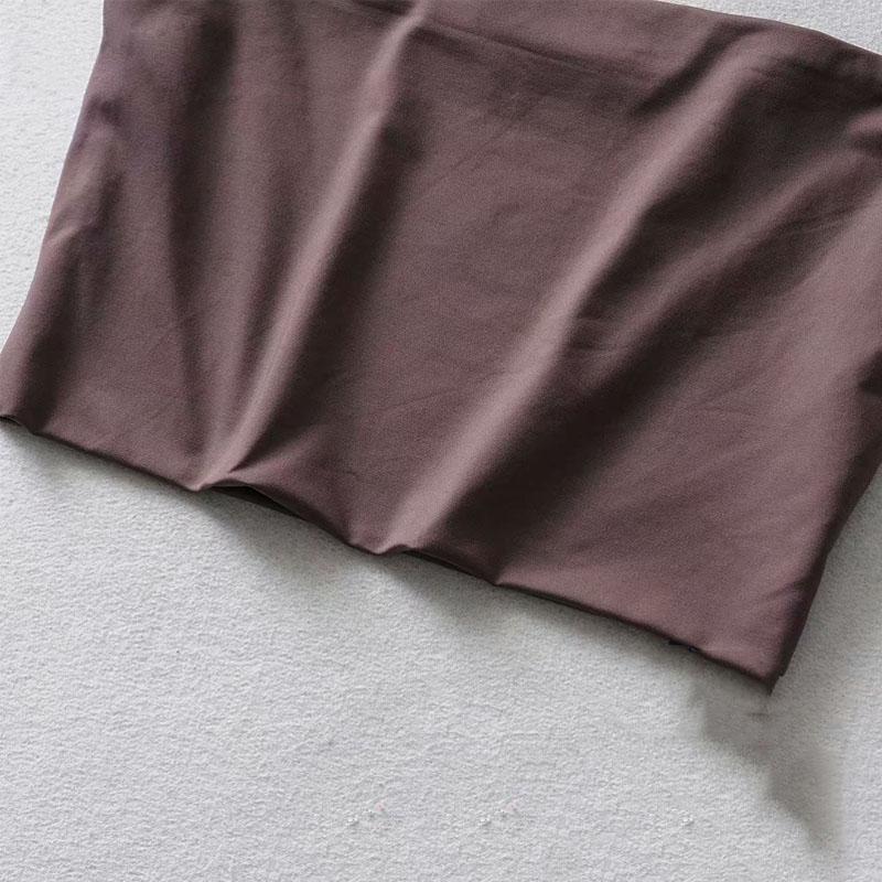 Letní dámský Crop Top Sexy elastická bavlna Camis Krátké tílko bez rukávů