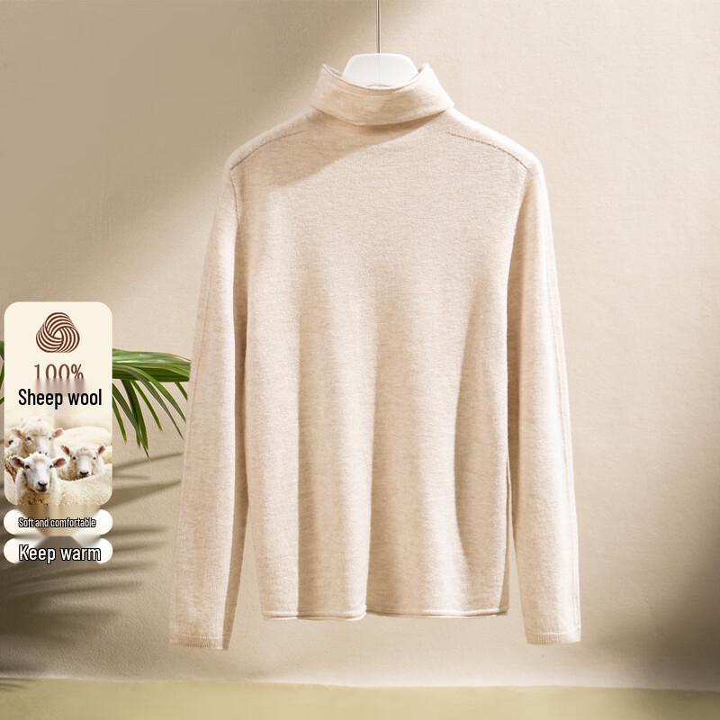 Snowflying Women s Merino Wool High-Neck Sweater S