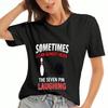 Bowling Pins Unisex Cotton T Shirt, Pure Cotton Highquality Printing, Durable, Casual And Fashionable. Three Patterned Bowling Pins Make This T Shirt 