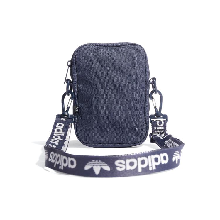 New Adidas Originals Polyester Sports Bag, Shoulder Bag Regular Unisex Dark Gray & Navy Blue HD7163