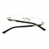 Square Frameless Reading Glasses for Women Men Clear Lens HD Durable Eyewear 0 To +4.0 Sun Protection