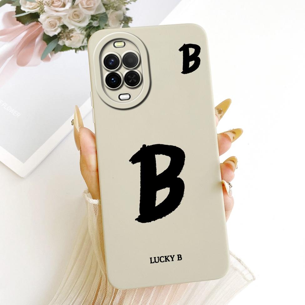 For Huawei Nova 15 Case Luxury A-Z Letters Fashion Cool Crown Silicone Phone Case For Huawei Nova15 PSN-AL00