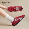 Red Platform German Training Shoes New Autumn Ballet Retro Classic Forrest Gump Sports Shoes