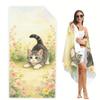 Polyester Beach Towel - Versatile Towel for Swimming, Fitness, Camping, Yoga, Travel & Outdoor Activities