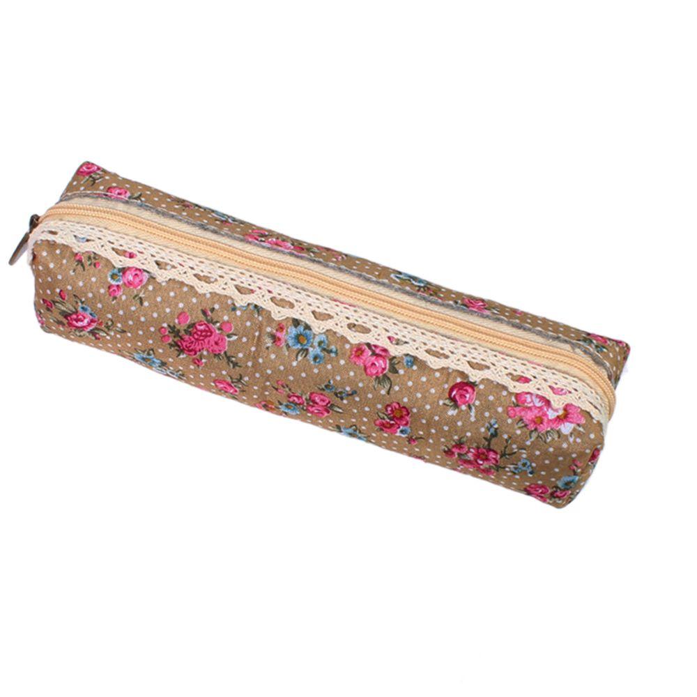 

для Девочки Кружевная Косметичка Цветочная Мини Ретро Цветок Пенал Косметичка Косметичка на Молнии