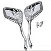 1 Pair Motorbike Skeleton Hand Claw Rear View Mirror with 2 8MM Screws for Suzuki Kawasaki Yamaha