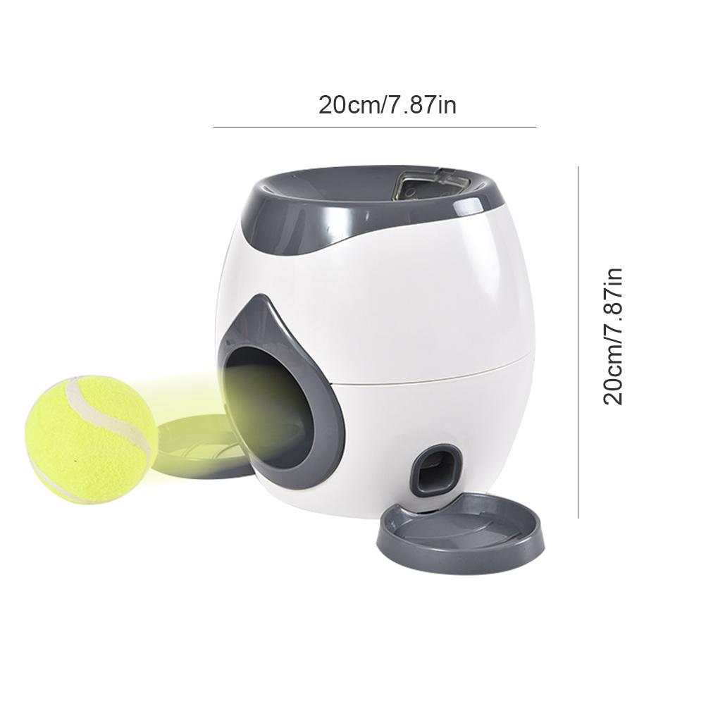 Smart Dog Tennis Ball Feeder Interactive Training Toy Pet Food Reward Dispenser