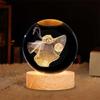 Crystal Luminous Global Ball Decoration Star Walk Night Light Usb Direct Insertion
