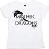 Dirty Fingers Womens Khaleesi Fan GOT T-Shirt, Mother of Dragons,