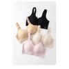 Women S Seamless Soft Support Thin Breathable Push Up Non Wired Bra