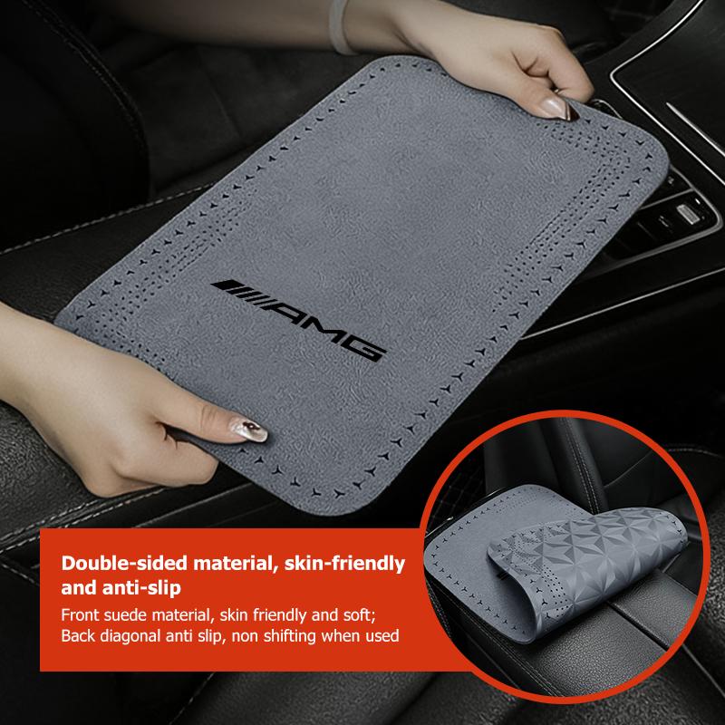 Car Styling Leather Armrest Box Pad Center Console Protector Interior Accessories For AMG Mercedes Benz CITAN VITO SPRINTER CLS PP63