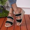 Platform Wedge Slippers Summer Fashion Peep Toe Super Designer Shoes Sexy Sandal  Fashion Peep Toe Super High Sandals Zapatillas