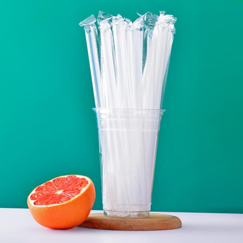 WS Individually Wrapped Disposable Drinking Straws