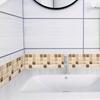 Mozaïek Stijl - Decoratieve Voeg Afdekkende Sticker - Geschikt voor Keuken Badkamer Slaapkamer - Hoek Muursticker Nep 3D Behang