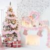 2M Pink Garland DIY Accessories Wreath Hanging Pendent New Xmas Tree Ornaments  Christmas