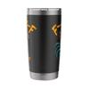 Vtipný naštvaný pražič Tumbler 20oz CAW-F Dvoustěnný izolovaný hrnek Personalizovaný jménem Dárek pro kolegy Přátele Sourozence
