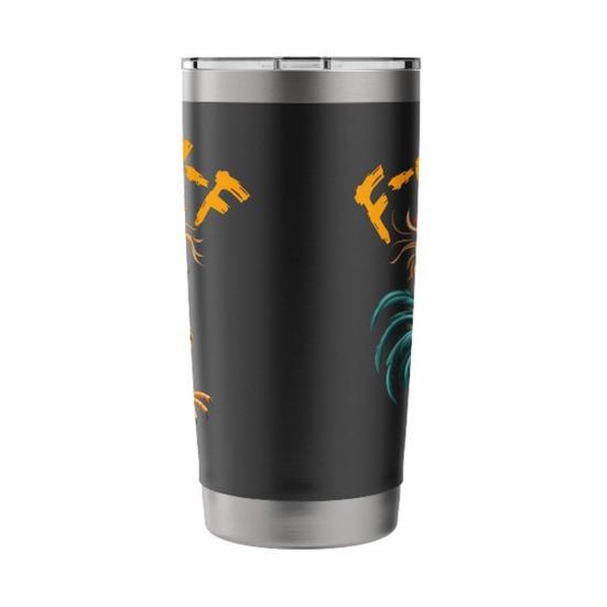 Vtipný naštvaný pražič Tumbler 20oz CAW-F Dvoustěnný izolovaný hrnek Personalizovaný jménem Dárek pro kolegy Přátele Sourozence