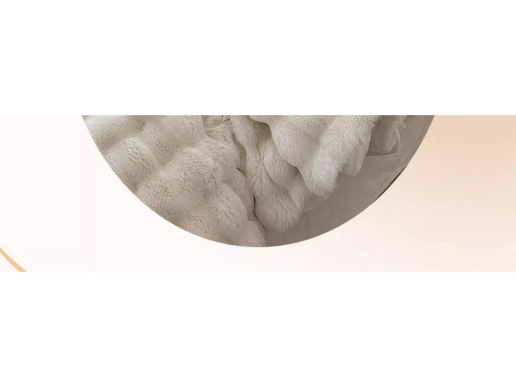Premium Winter Rabbit Fur Plush Four-Piece Set: Thickened Coral Fleece & Milk Velvet Duvet Cover with Faux Fur Three-Piece Bed Sheet Set.