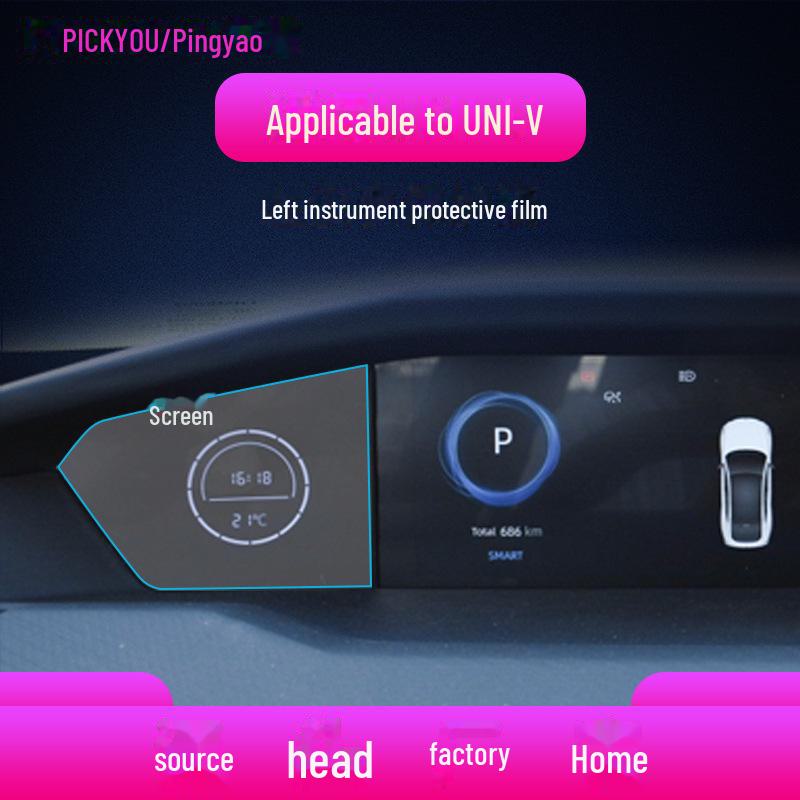 "24 Changan UNIZ/UNIK/UNIV Navigation & Central Control Tempered Film for Car Interior Protection"