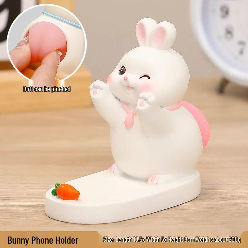 Cartoon Niedlicher Handy- & Tablet-Ständer: Kreatives Desktop-Ornament & Binge-Watching-Geschenk