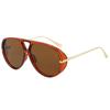 ins wind sunglasses, hip hop sunglasses, large frame pilot-style concave sunglasses, retro street shot-Z