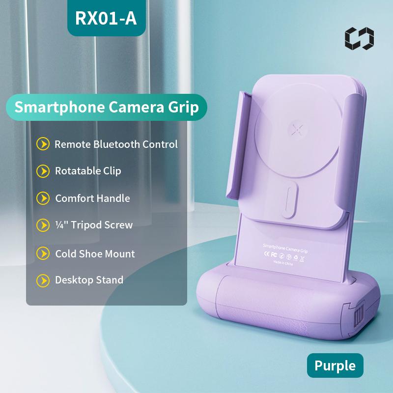 Upgraded Smartphone Camera Shutter Grip Bluetooth Selfie Handle Camera Photo Stabilizer With Fill Light Wireless Charging