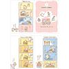Sanrio Birthday Card Message Book Picture Greeting Card Overseas Shipping Available SANRIO 831875 Book 4-frame BD117-2