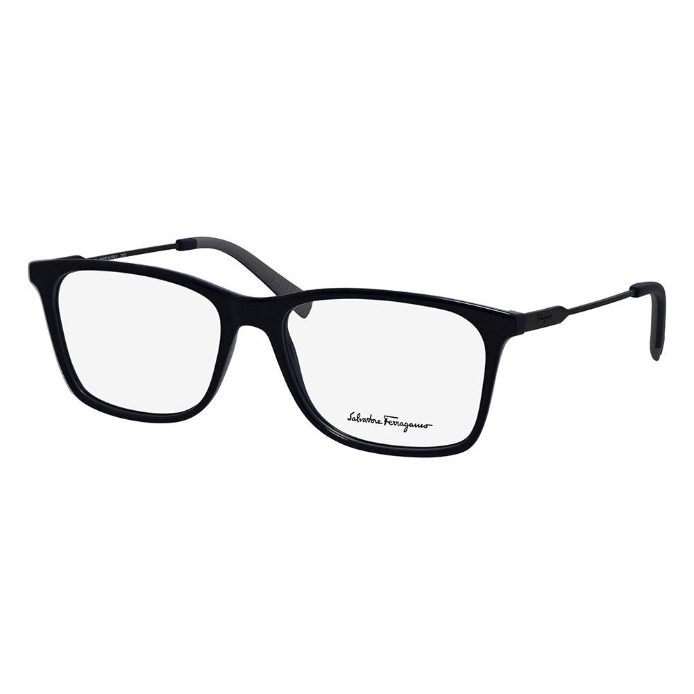 

Salvatore Ferragamo SF 2876 439 55мм Мужские квадратные очки 55мм синие