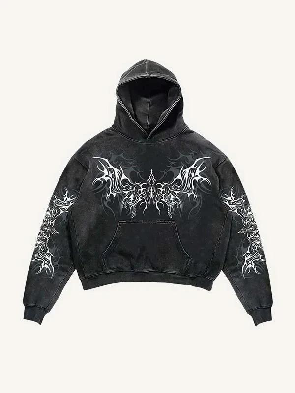 American Retro Skull Skeleton Series 3D Digital Printing Trend Hoodie Sweater