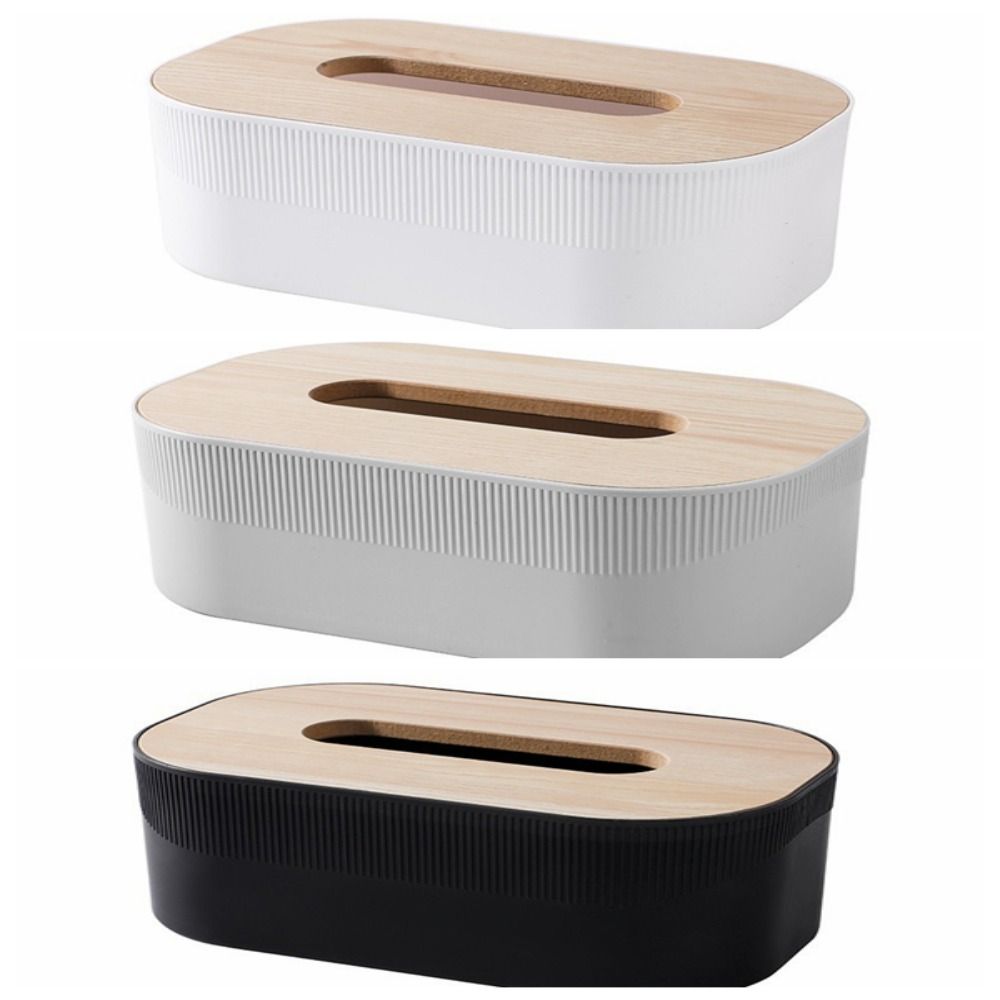 Eco-Friendly Napkin Holder Plastic Paper Storage Box Paper Extraction Case Tissue Box Holder  Home