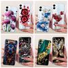 For Samsung Galaxy A06 4G Case SM-A065F New Fashion Flowers Clear Silicone Soft Cover For Samsung A07 2025 A 07 GalaxyA07 Fundas