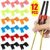 12/1Pcs Reusable Chopstick Helpers Training Chinese Chopstick Holder For Children Beginner Trainers Or Learner Kitchen Tableware