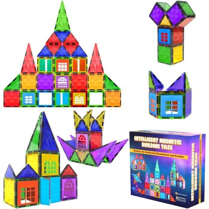 Jouet éducatif - DESIRE DELUXE - Briques Magnétiques - 42 pièces - Multicolore - À partir de 3 ans