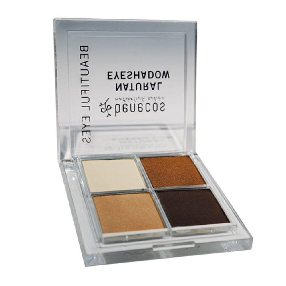 

Тени для век Beneco s Quattro Beautiful Eyeshadow Кофе и крем 8 г