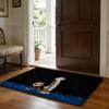 CCalvin And HHobbes Anime Cartoon Floor Mat Soft Flannel Absorbent Mat Non-Slip Rug Home Bedroom Bathroom