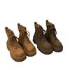 British Martin boots women's autumn 25 new high-heeled retro short boots thick-soled with skirts popular big yellow boots women