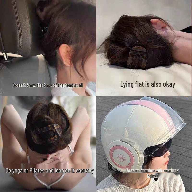 Large Flat Claw Clip: Comfortable, No-Pull Hair Accessory for Stylish Updos - Women's High-End 2025 Duckbill Design