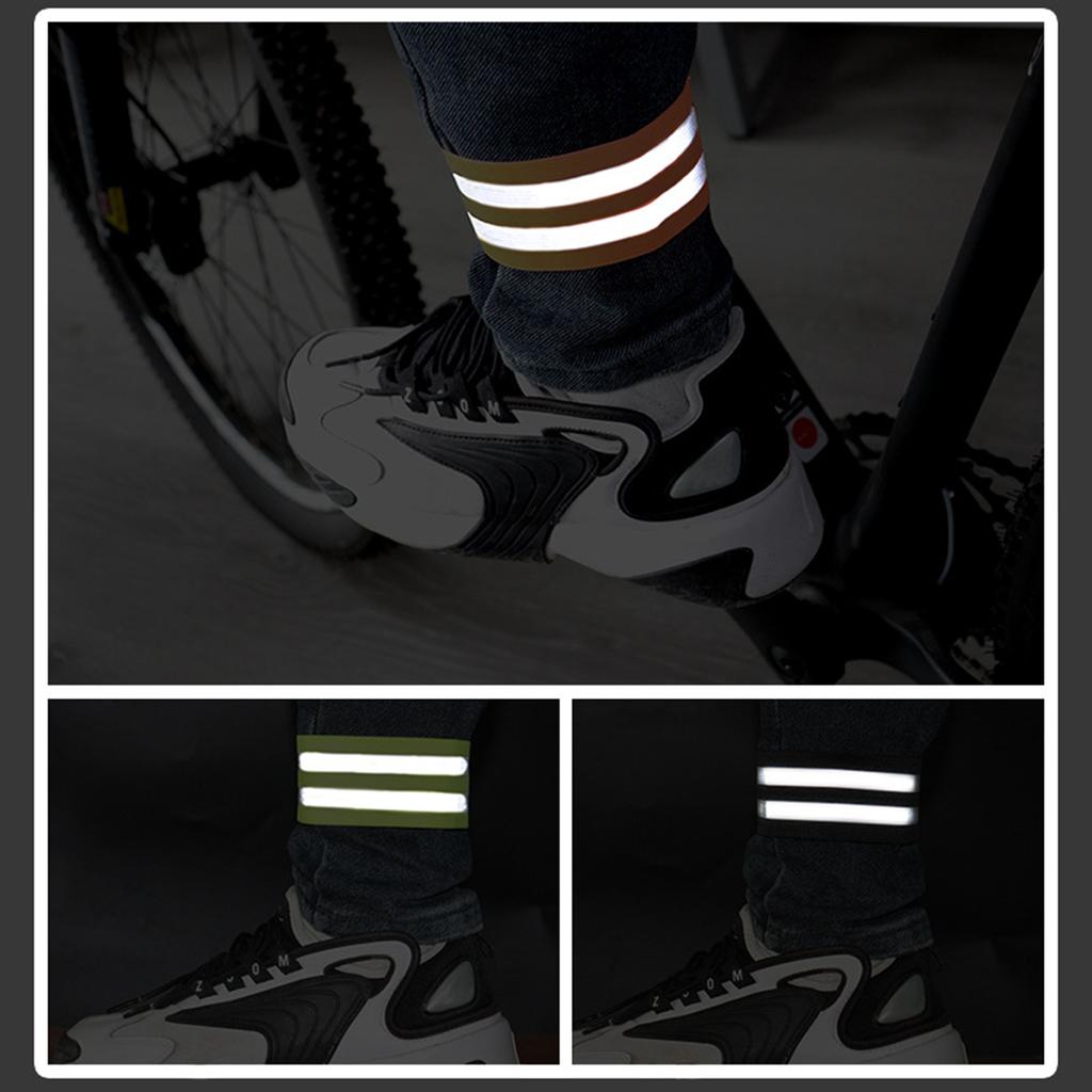 Reflective Bands for Arm/Wrist/Leg High Visibility Reflective Running Gear Reflectors Armband for Women Men Safety