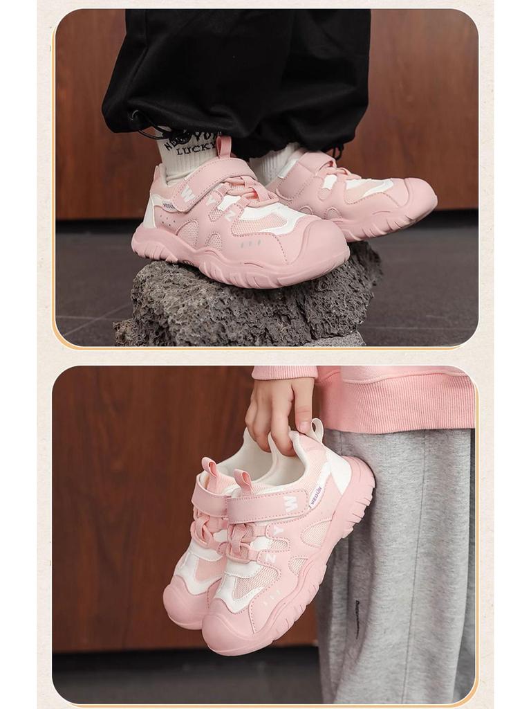 Girls' 2025 Autumn/Winter Plus Velvet Double Layer Toddler Sports Shoes