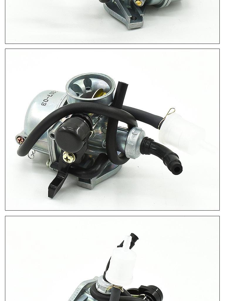 Gebogene Strahl Motorrad Tianhong 90 TH90 Vergaser Manuelle Drosselklappe Kraftstoffsparende Zubehör