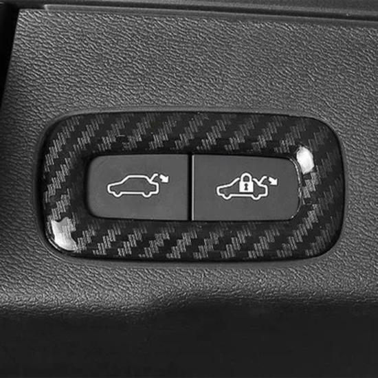 Bagagelucka Elektrisk Baklucka Knapp Knopp Strömbrytare Ram Klistermärke Skydd Trim Passar för Volvo XC60 XC90 V90 2018-