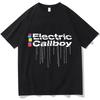 Hip Pop Short Sleeve Electric Callboy T Shirts Print Clothing Prevalent Streetwear T Shirts Breathable Oneck Tshirts Unisex