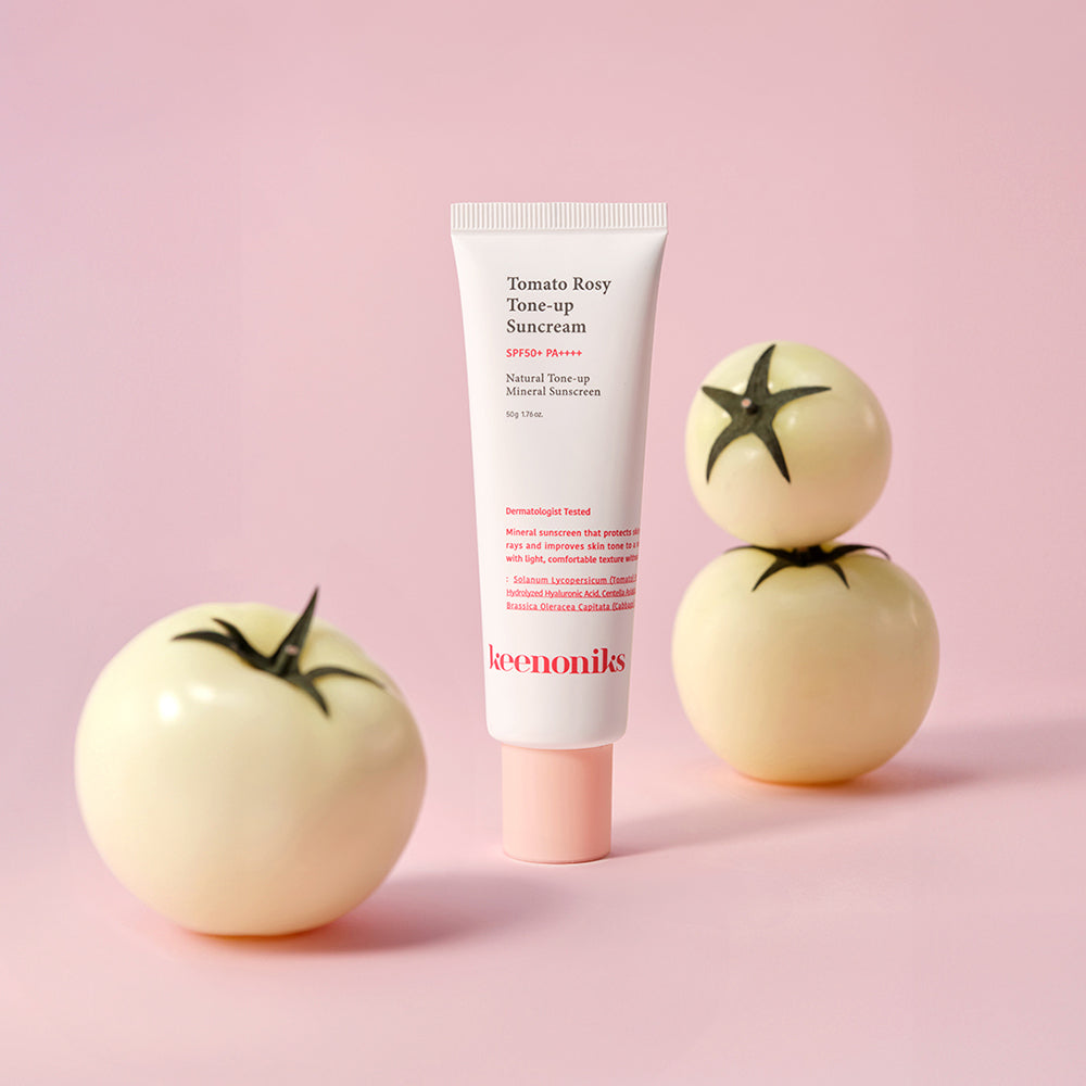 Keenoniks Tomato Rosy Tone-Up Sunscreen 50g SPF50+ PA++++