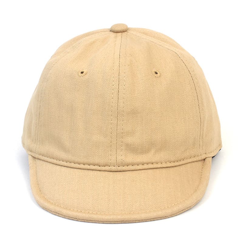 Universal chemistry Beige Wire Short Brim Bikecap Bike Cap