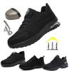 New Styles Men Safety Boots With Steel Toe Cap Anti-smash Work Sneakers Safety Shoes Men Indestructible Work Boots Hiking Shoes