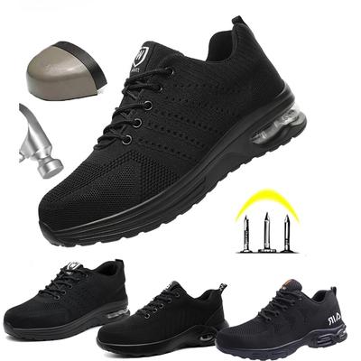 Nouveaux Styles Bottes de Sécurité Homme avec Embout Acier Anti-écrasement Baskets de Travail Chaussures de Sécurité Homme Bottes de Travail Indestructibles Chaussures de Randonnée