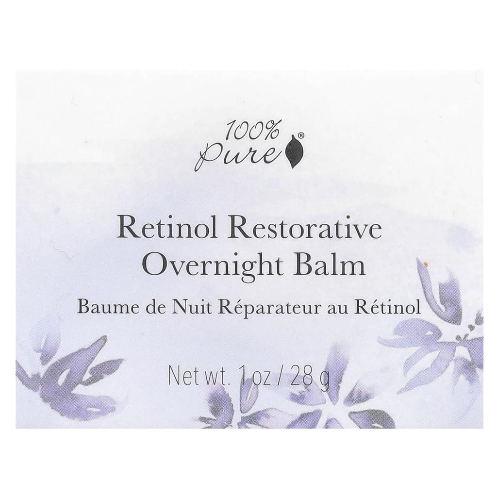100% Pure, Retinol Recovery Overnight Balm, 28G(1Oz)