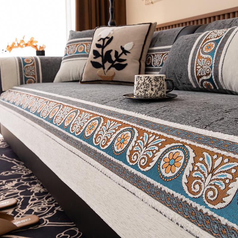 Light Luxury Sofa Cushion Universal In All Seasons  New High-End Seat Cushion Non-Slip And Anti-Cat Scratch Sofa Cover Cloth Towel