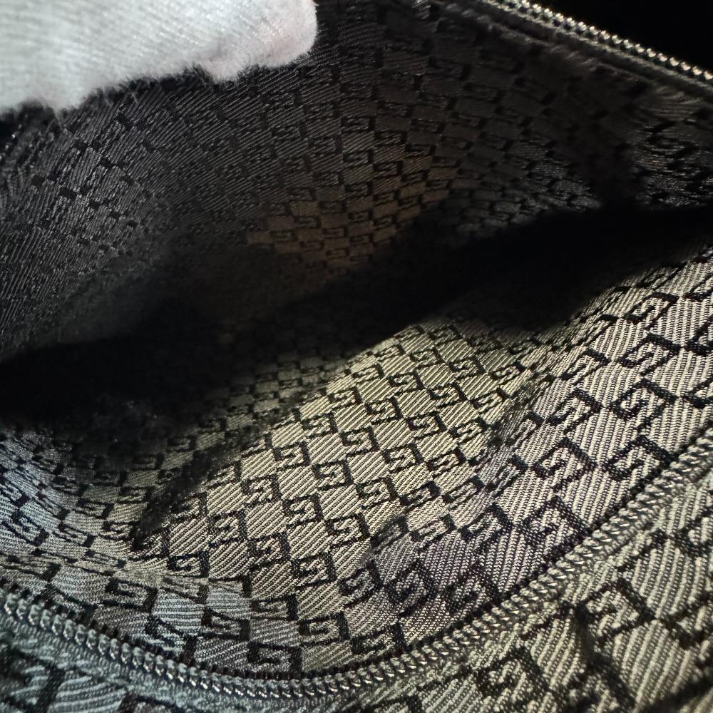 GUCCI 373 business Nylon Tote Bag black Nylon Used