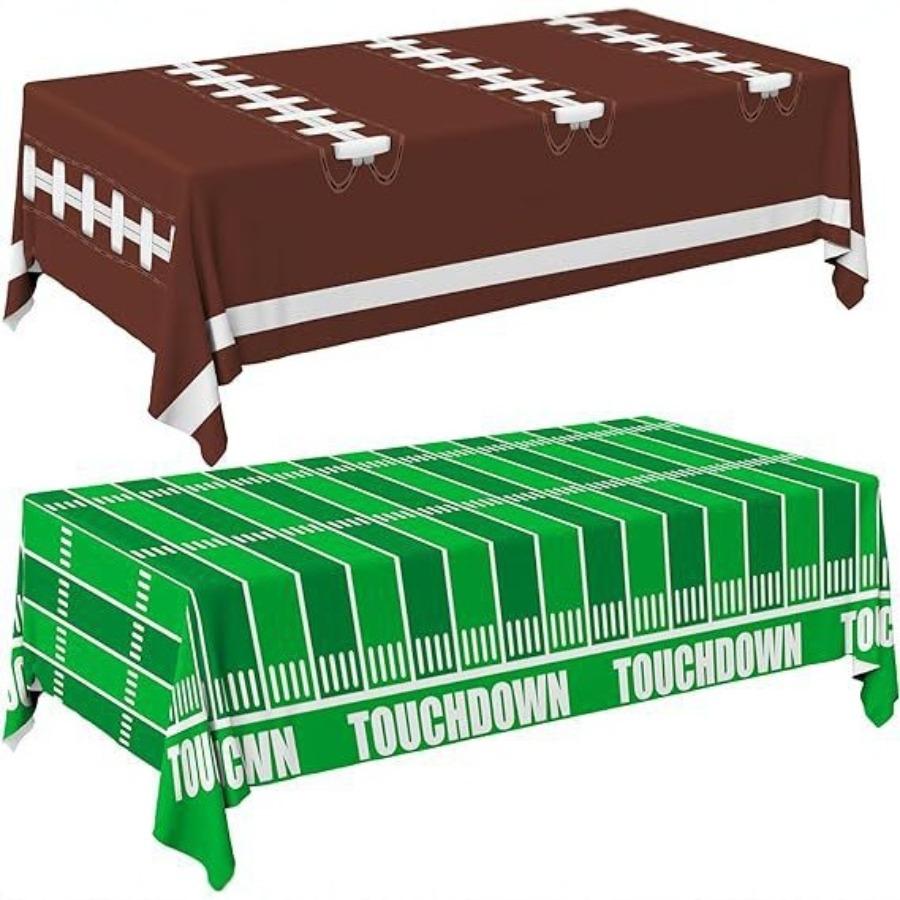 Best-selling football party theme tablecloth, party birthday set disposable table cover decoration